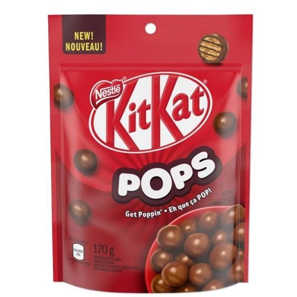 Nestle KitKat Pops Milk Chocolate Treats, 5 Pouches, 170 g Each