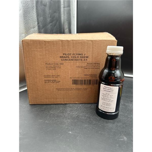 Pilot Flying J Brazil Cold Brew Coffee Concentrate 3:1 – 12 Bottles x 473ml