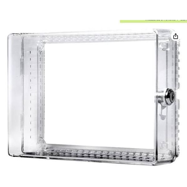 TayMac ZTC300 Clear Plastic Thermostat Guard – Low Profile, Size L