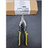 Image 2 : Amazon Basics Straight Cut Aviation Snip, Yellow and Black Handle