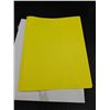 Image 2 : Oxford Panel & Border Report Covers, Letter Size, Yellow, 25-Pack