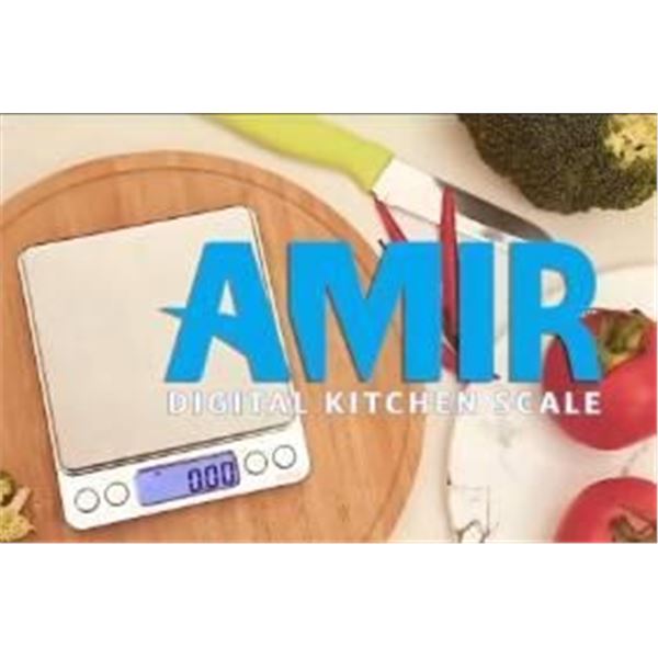 Amir Digital Kitchen Scale, Model KS1, With 3000g Capacity