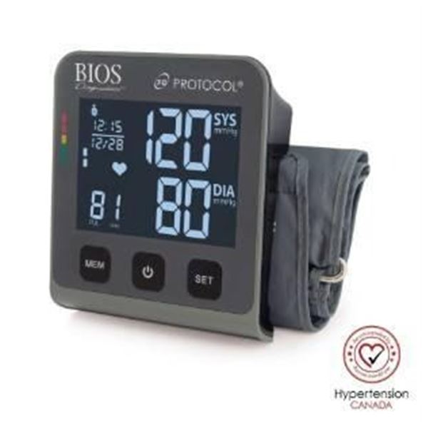 BiOS Diagnostics Blood Pressure Monitor Insight with Bluetooth Capability