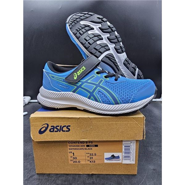 ASICS Contend 8 PS Kids Shoes, Waterscape/Black, US Size 1
