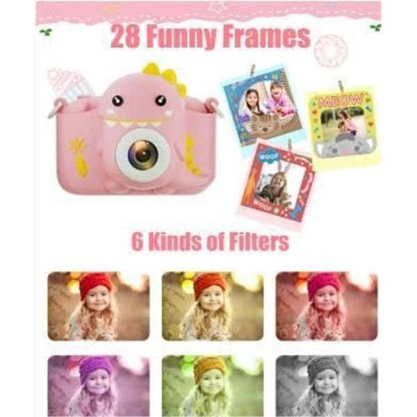 Children’s Fun Camera with Strap and Accessories