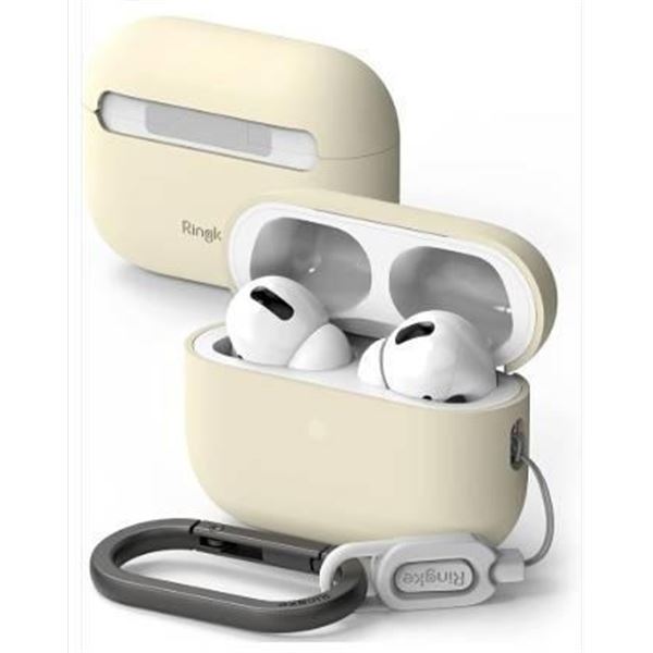 Ringke Onyx Magnetic Case for Galaxy Buds2 3 / 3 Pro, Warm Gray