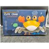Image 2 : Electric Induction Cute Crab Toy With Light and Sound