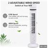 Image 1 : USB Tower Fan Light with 2-Speed and AC/DC Power Options