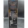 Image 3 : Tower Fan Light with USB Connectivity and Dual Speed Settings