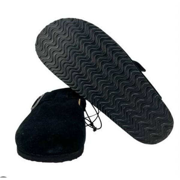 Aquatherm Women Suede Clog Sabots Size 7 with Adjustable Strap