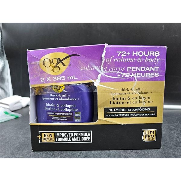 OGX Thick & Full Biotin & Collagen Shampoo and Conditioner Set – 2 x 385 mL