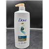 Image 1 : Dove Daily Moisture Shampoo, 1 Liter Pump Bottle