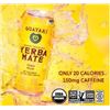 Image 1 : Guayaki Yerba Mate 12 x 458ml Peach Flavor Energy Drinks