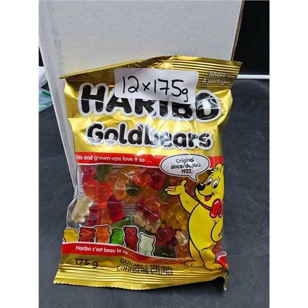 12 Haribo Goldbears Bags 12x175g Each