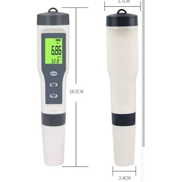 Digital Water Quality Meter with LCD Display for Analytical Measurements