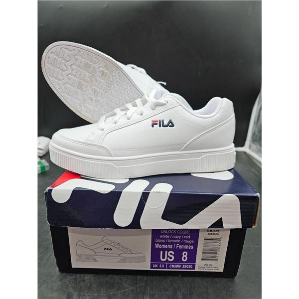 Fila Women’s Sneakers in White, US Size 8