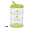 Image 1 : Innobaby Stackable 3 Container On-the-Go Solution for Formula Snacks & More