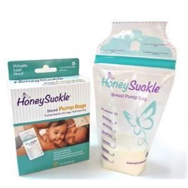 Honeysuckle Breast Pump  Bags 50 Count