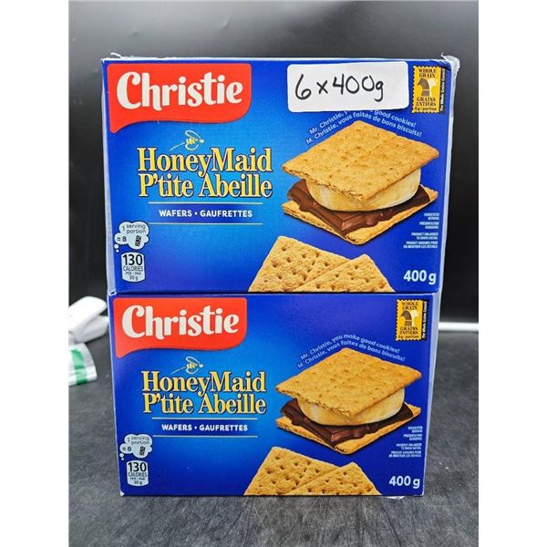 Christie Honey Maid Graham Wafers, 6 x 400g