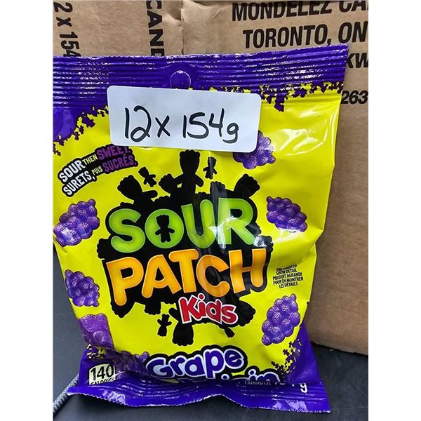 Sour Patch Kids Grape 12x154g Each