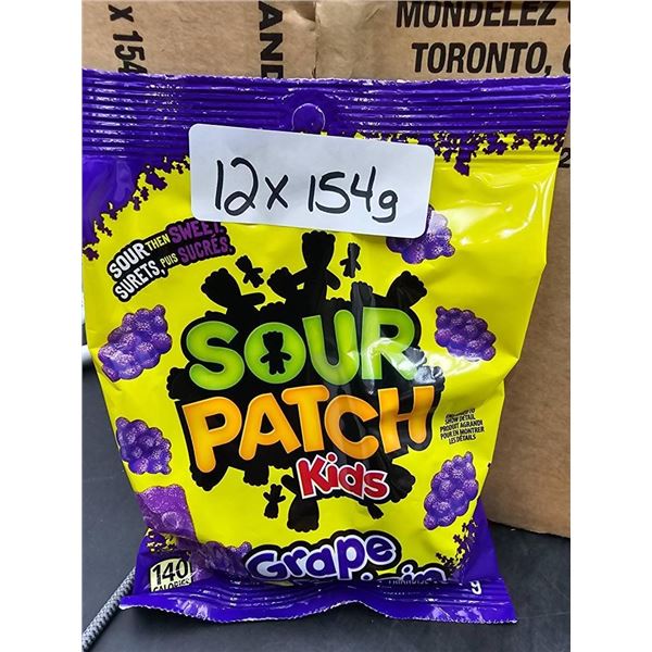 Sour Patch Kids Grape 12x154g Each
