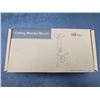 Image 2 : WALI Ceiling Monitor Mount ECS003 with Installation Guide
