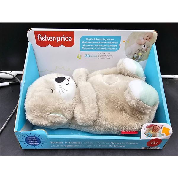 Fisher-Price Soothe ‘n Snuggle Otter, Rhythmic Breathing Motion Plush