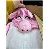 Image 2 : Hawfun Unisex Adult Pig Cartoon Costume Jumpsuit Pajamas – OSFM