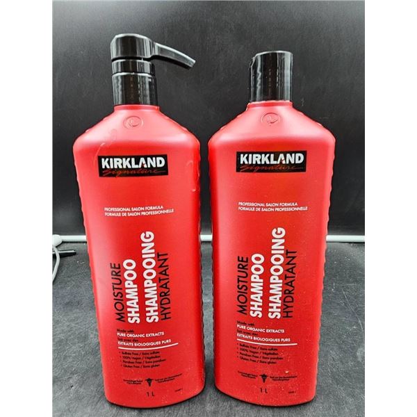 Kirkland Signature Moisture Shampoo Hydratant, Set of Two 1.0L Bottles
