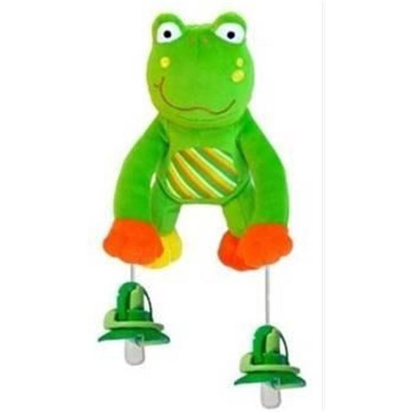 PullyPalz Frog Pacifier Holder for Infants