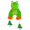 Image 1 : PullyPalz Frog Pacifier Holder for Infants