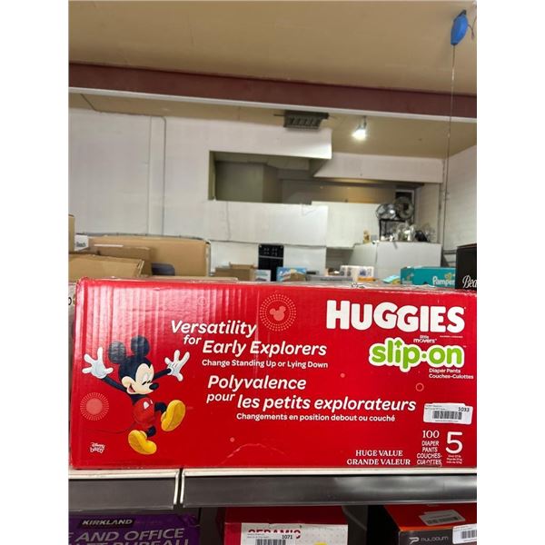 Huggies Slip-On Little Movers Diaper Pants Size 5 – Pack of 100