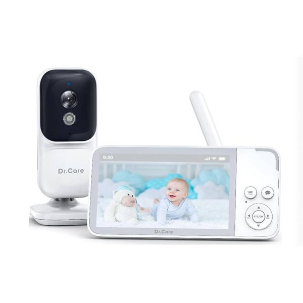 Dr.Care NeoView Video Baby Monitor -3.5 Screen, 2-Way Audio, Video Loop Recording, Night Vision, Rea
