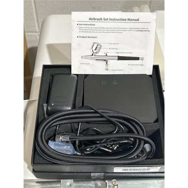 Airbrush Kit with Accessories and Charging Cable