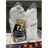 Image 2 : Holmes Workwear L-G Polyester and Cotton Gloves, 12 Pairs x 2