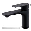 Image 1 : VSUNHOO BF019B Bathroom Faucet in Matte Black Finish With Hose