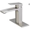 Image 1 : RUMU R-1513L Brushed Nickel Bathroom Faucet