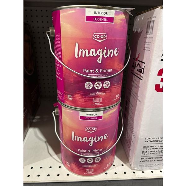 Co-op Imagine Paint and Primer Interior Eggshell Finish 3.64 L x 2