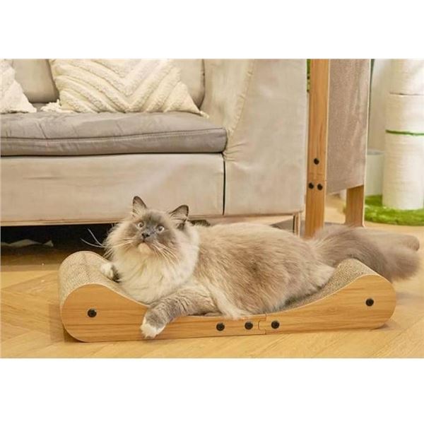 Cat Scratcher Cardboard Bed, 27.5″ Extra Large Cat Scratch Sofa Bed, Cat Scratcher Lounge B