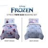 Image 1 : Disney Frozen 2 Bedding Super Soft Microfiber Comforter and Sheet Set with Sham, 5 Piece Twin Size