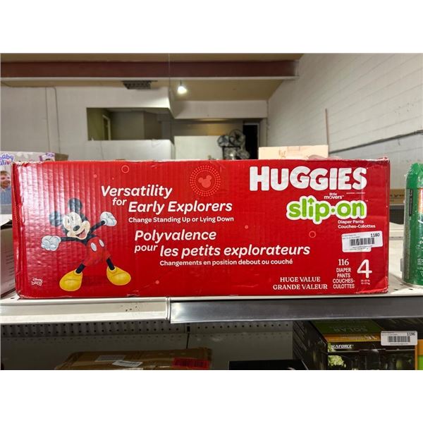 Huggies Slip-On Diapers for Size 4, 116-Count