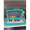 Image 1 : B Toys Hippo Pop Piano with Lights and Sounds for Ages 1 and Up