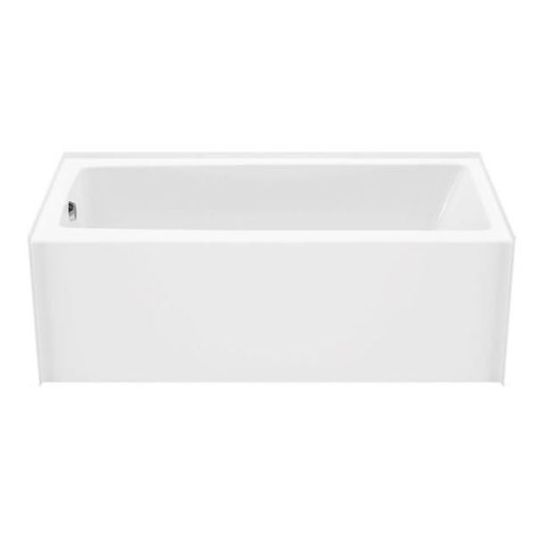MAAX Nomad 6032 AFR Acrylic White Bathtub 59 x 34 x 20 Model 106666-R-000-002-002