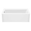Image 1 : MAAX Nomad 6032 AFR Acrylic White Bathtub 59 x 34 x 20 Model 106666-R-000-002-002