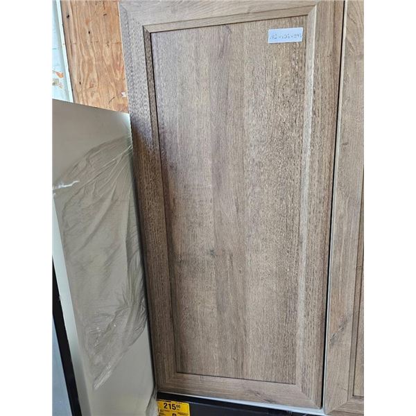 Wall Cabinet with Dimensions 18x12x39 Inches and Hinged Door