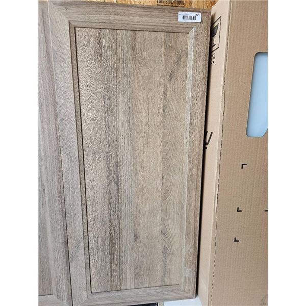Wall Cabinet with Dimensions 18x12x39 Inches and Hinged Door