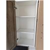 Image 2 : Wall Cabinet with Dimensions 18x12x39 Inches and Hinged Door