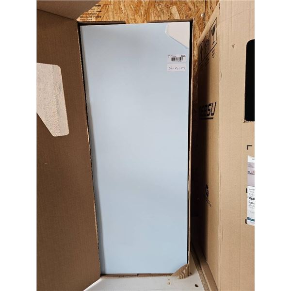 White Storage Cabinet With Shelving, 15 IN X 13.5 IN X 39 IN