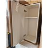 Image 3 : White Storage Cabinet With Shelving, 15 IN X 13.5 IN X 39 IN