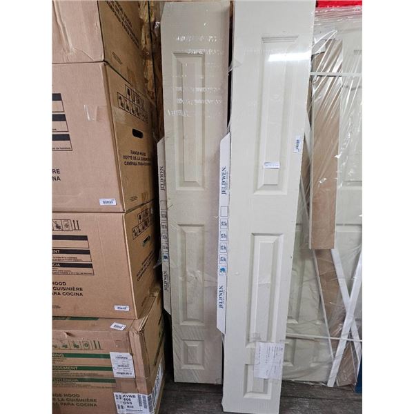 Lot of 2 Jeld-Wen Interior Bifold Doors – 2/0 24-Inch Size